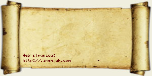 Janko Čerković vizit kartica